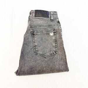 Chipree Charcoal Gray Black Wash High Rise Skinny Denim Jeans Size 25